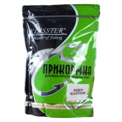 Прикормка для лову риби, Klasster Premium, 1кг, смак Фідер Коноплі